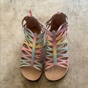 Olive and Edie Colorful Strappy Sandals 2